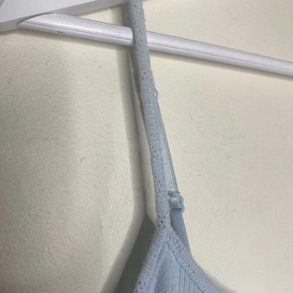 PINK K Kmart Blue Lightweight Knit Mini Pajama Dress Size Medium - Picture 5 of 12